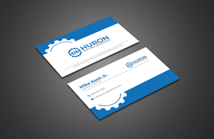 Business Card Design by BLUE WINGS for Huron Industrial Maintenance  | Design #29176654