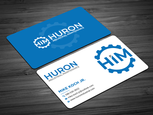 Business Card Design by Uttom 2 for Huron Industrial Maintenance  | Design: #29180023