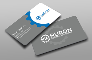 Business Card Design by Uttom 2 for Huron Industrial Maintenance  | Design: #29180030