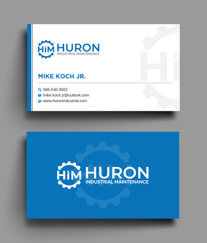 Business Card Design by Uttom 2 for Huron Industrial Maintenance  | Design: #29180103