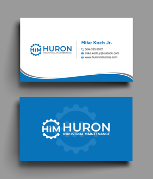 Business Card Design by Uttom 2 for Huron Industrial Maintenance  | Design: #29180107