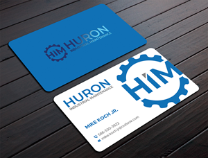 Business Card Design by DesignShout for Huron Industrial Maintenance  | Design: #29177552