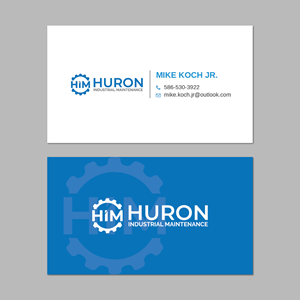 Business Card Design by Imagine design000 for Huron Industrial Maintenance  | Design #29180701