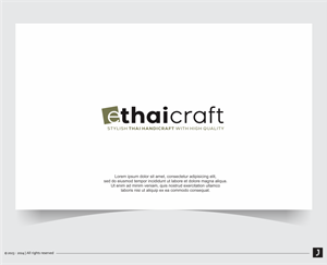 Logo Design by joysetiawan  for eThaiCraft | Design #29907752