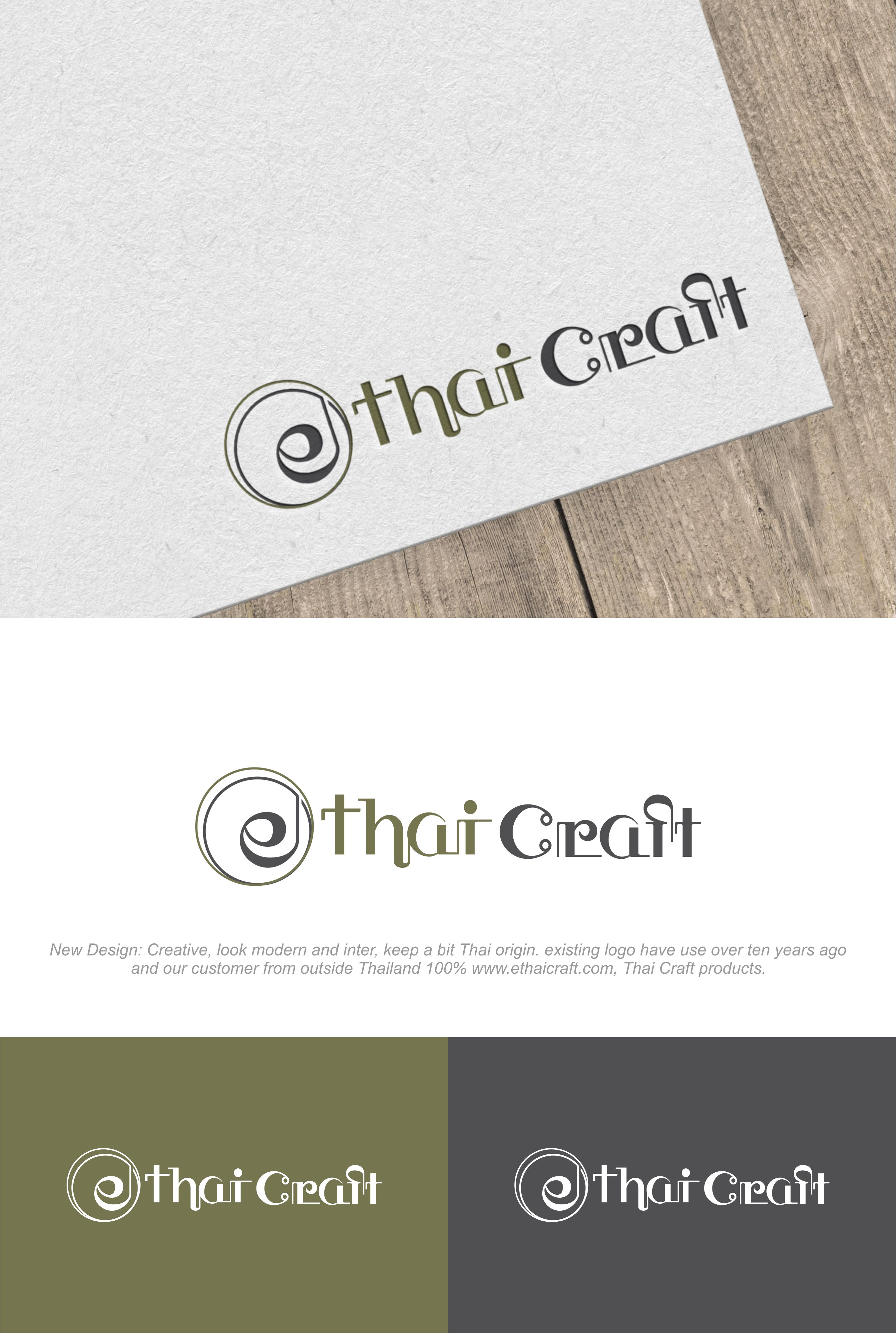 Logo Design by Sarah Graphic for eThaiCraft | Design #29869912