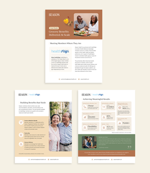 A food-as-medicine platform looking for a Case Study layout design