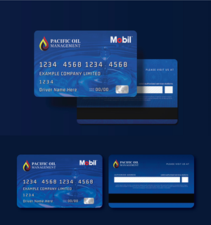 Professional, Upmarket, Gas Station Card Design for a Company