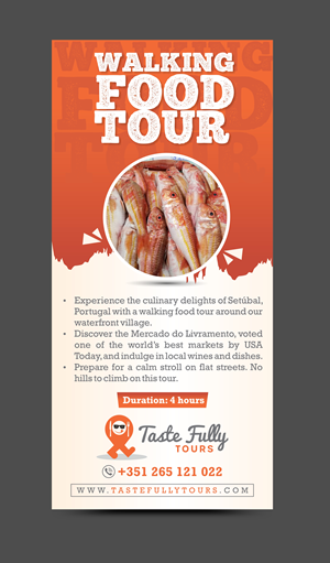 Flyer Design by Rajneesha for Taste Fully Tours | Design #30217087