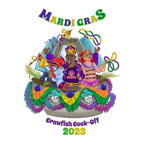 Mardi Gras Theme Crawfish Party Design