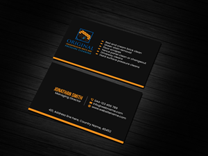 Business Card Design by Creations Box 2015 for Original underpressure brick and pressurecleaning | Design: #30606920