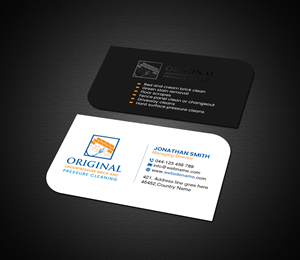 Business Card Design by Creations Box 2015 for Original underpressure brick and pressurecleaning | Design: #30606923