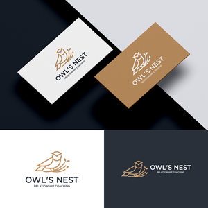 Logo-Design von JayaArt für Owl's Nest Relationship Coaching | Design #30734091