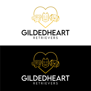 Logo Design by andrean pratama for Gildedheart Retrievers | Design #30738727