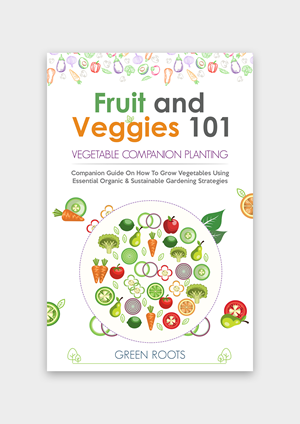 A ebook cover to reinvent the imagery of vegetable companion gardening