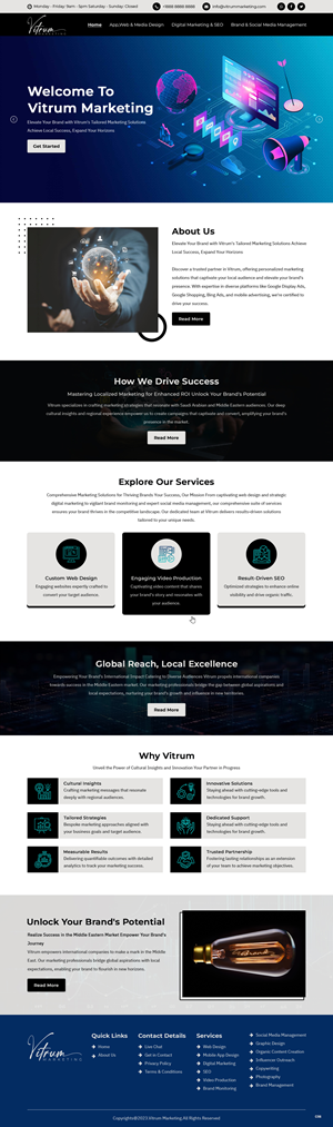 VITRUM MARKETING LANDING PAGE/HTML