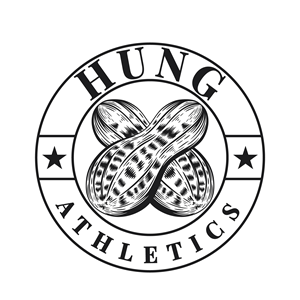 Hung Athletics Logo Emblem - Embroidery Peanut