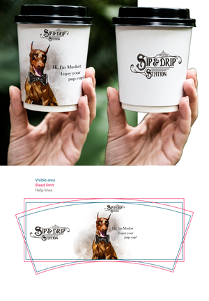 PupCUP Coffee Cup Design