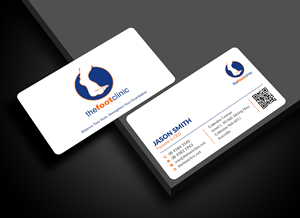 Business Card Design by Sun Moon Graphic Designer for The Foot Clinic | Design #31161171