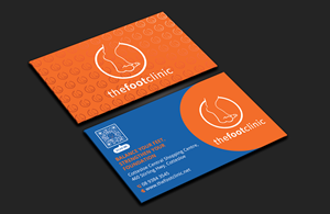 Business Card Design by DesignerShahadat for The Foot Clinic | Design #31167904