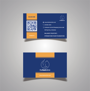 Business Card Design by TDAC for The Foot Clinic | Design #31163639