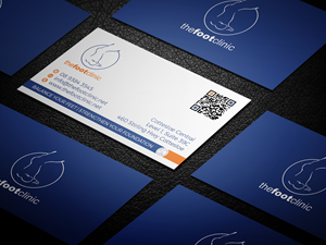 Business Card Design by WebixBD for The Foot Clinic | Design #31163196