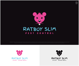 Logo Design by D_Mantra for Ratboy Slim Pest Control | Design #31176125