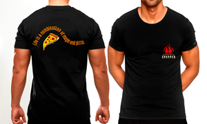 T-shirt Design by juanjoseolivieri for Charred Artisan Wood Fired Pizza | Design: #31216127