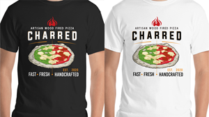 T-shirt Design by Yakuza20 for Charred Artisan Wood Fired Pizza | Design: #31232735