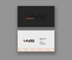 Business Card Design by Andrés Sebastián for Laird Construction,  Inc | Design #31357563