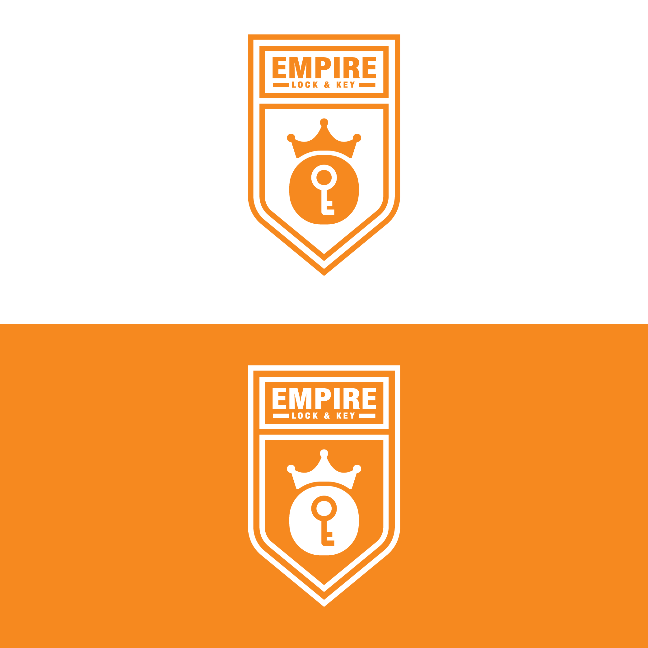 Logo Design by TWELVE PROJECT for Empire Lock & Key | Design #31450036