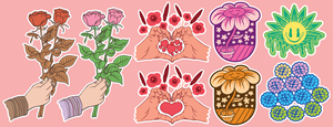 The Fleuriste Boutique Sticker Set