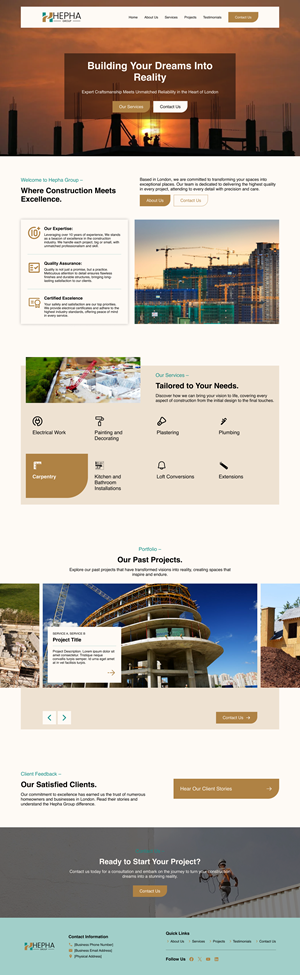 Web Design by Taufik H for this project | Design #32251007