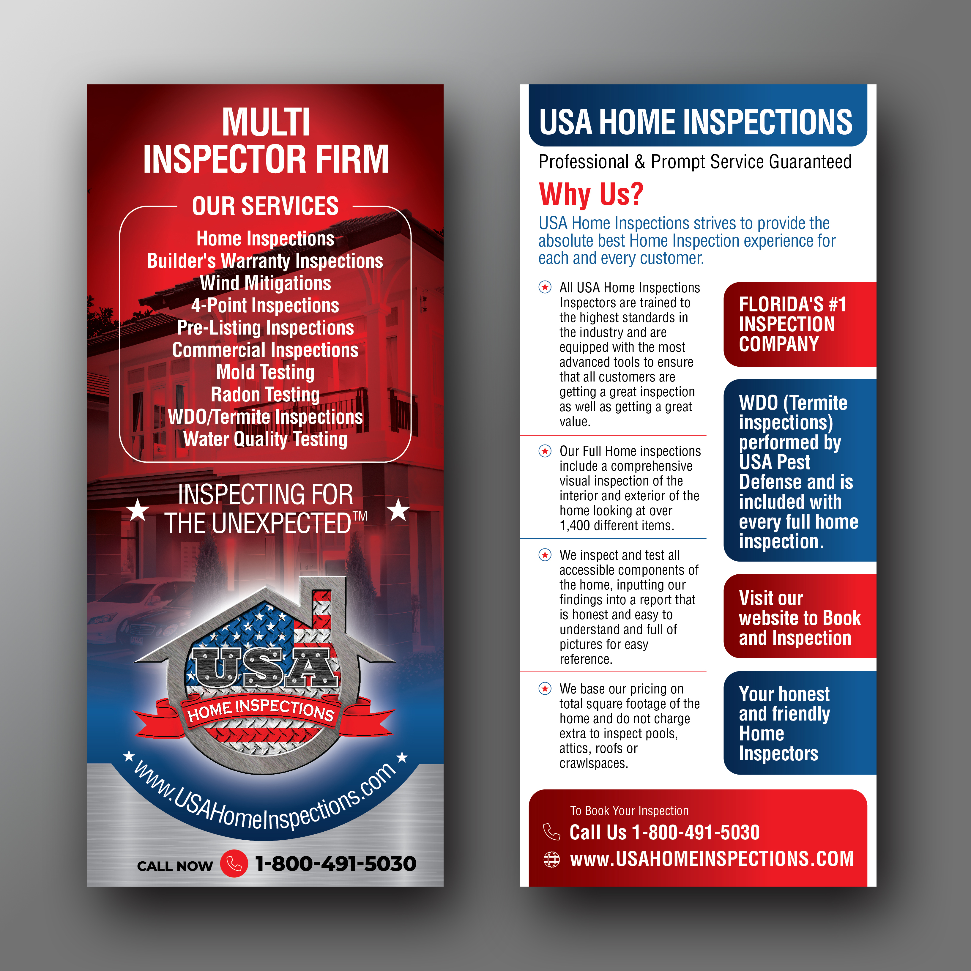 Flyer Design by Impressive Sol for USA Home Inspections | Design #32299259