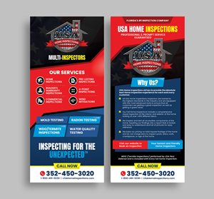 Flyer Design by Dzhafir for USA Home Inspections | Design #32339869