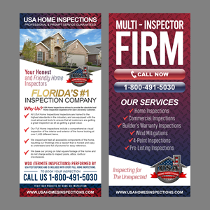 Flyer Design by aj for USA Home Inspections | Design #32305307