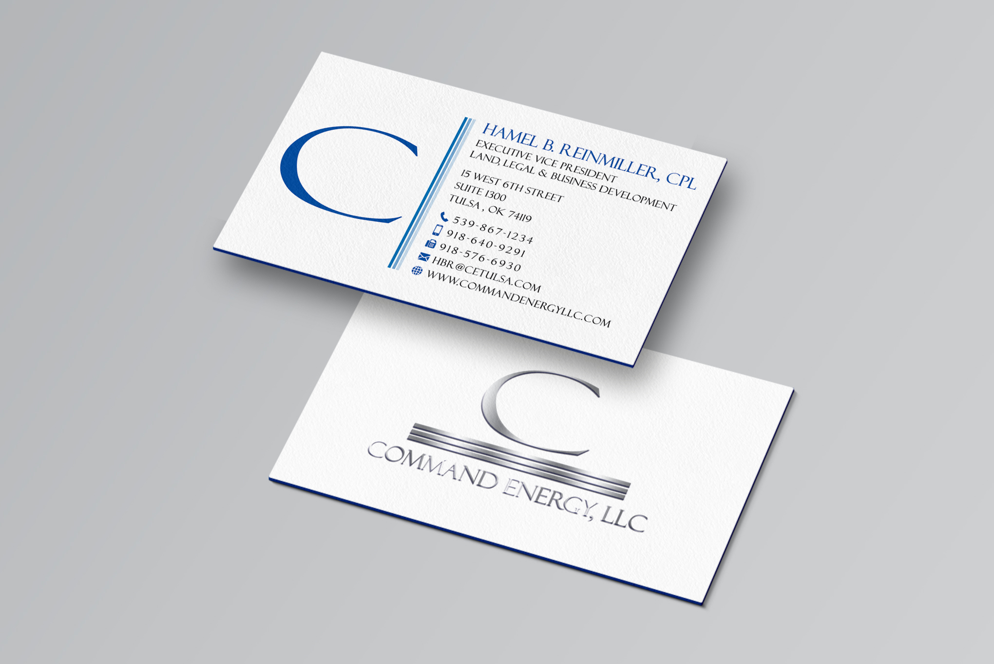 Business Card Design by Creative Moon Design for Command Energy, LLC | Design #32386051