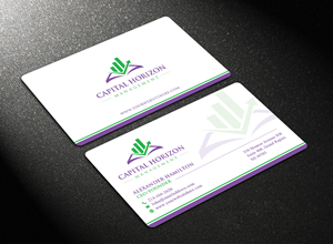 Business Card Design by Sandaruwan for Capital Horizon Management | Design: #32457257