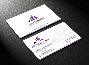 Business Card Design by Sandaruwan for Capital Horizon Management | Design: #32458625