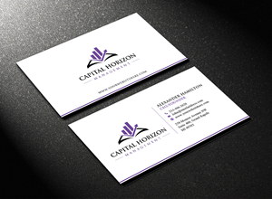 Business Card Design by Sandaruwan for Capital Horizon Management | Design: #32458974