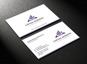 Business Card Design by Sandaruwan for Capital Horizon Management | Design: #32458989