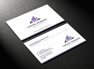 Business Card Design by Sandaruwan for Capital Horizon Management | Design: #32459005