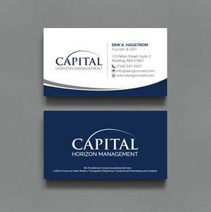 Business Card Design by R.design for Capital Horizon Management | Design: #32458663