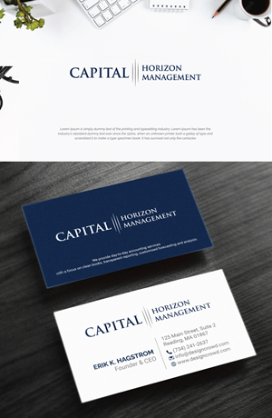 Business Card Design by R.design for Capital Horizon Management | Design: #32474485