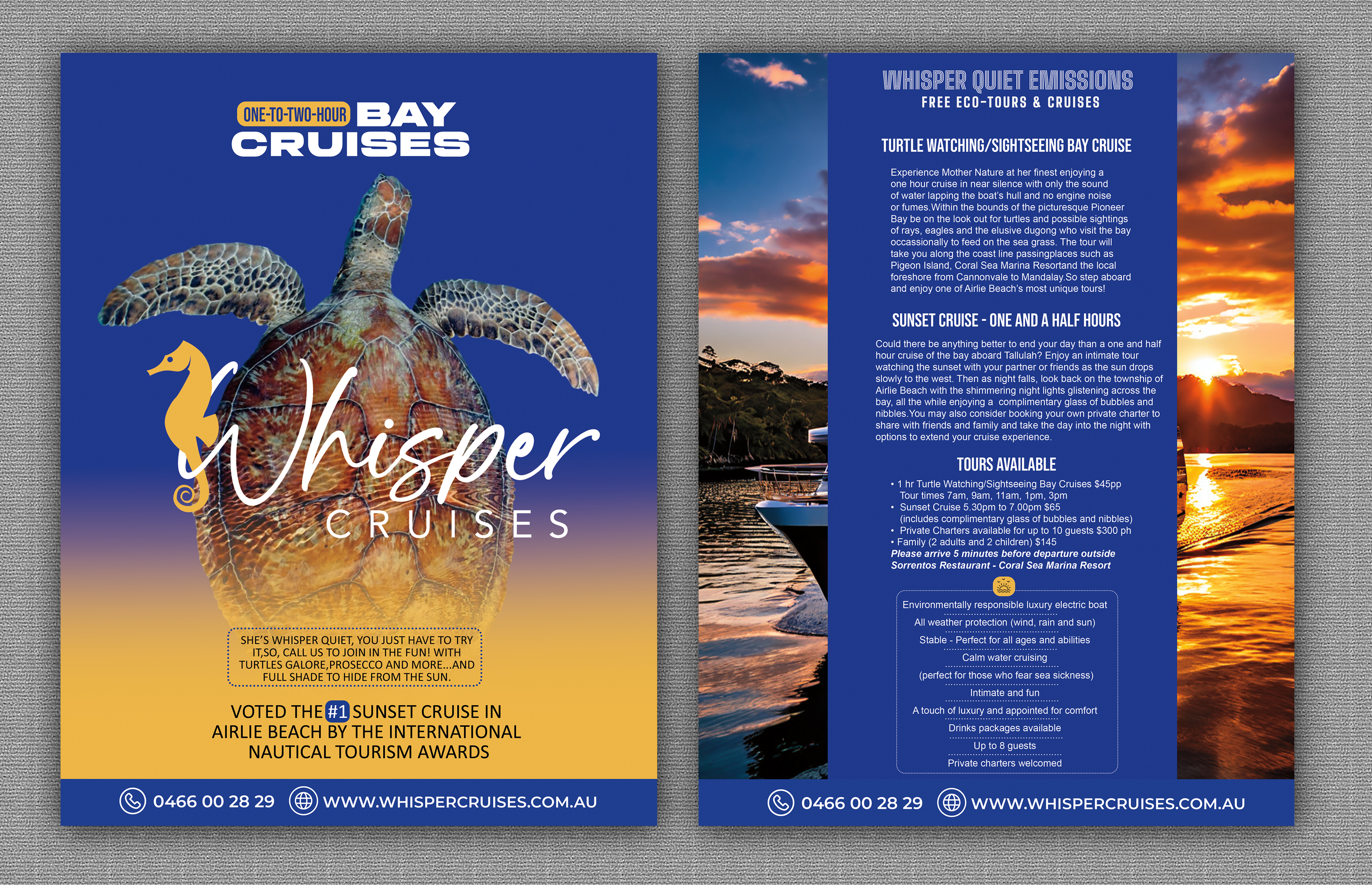 Graphic Design by Ramamoorthi Annadurai for Whisper Cruises | Design #32455714