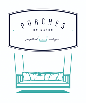 Porch swing Graphic needed for resort town Inn