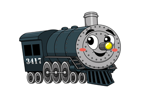 Joey the Train (Railroad Museum Mascot)