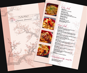 Tango Japanese Restaurant | Menu Design by iD_intelligentDesign