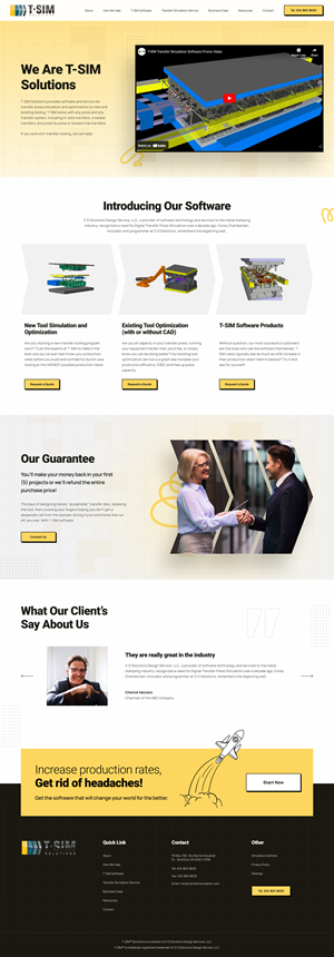 Landing Page Design by Designer Amal