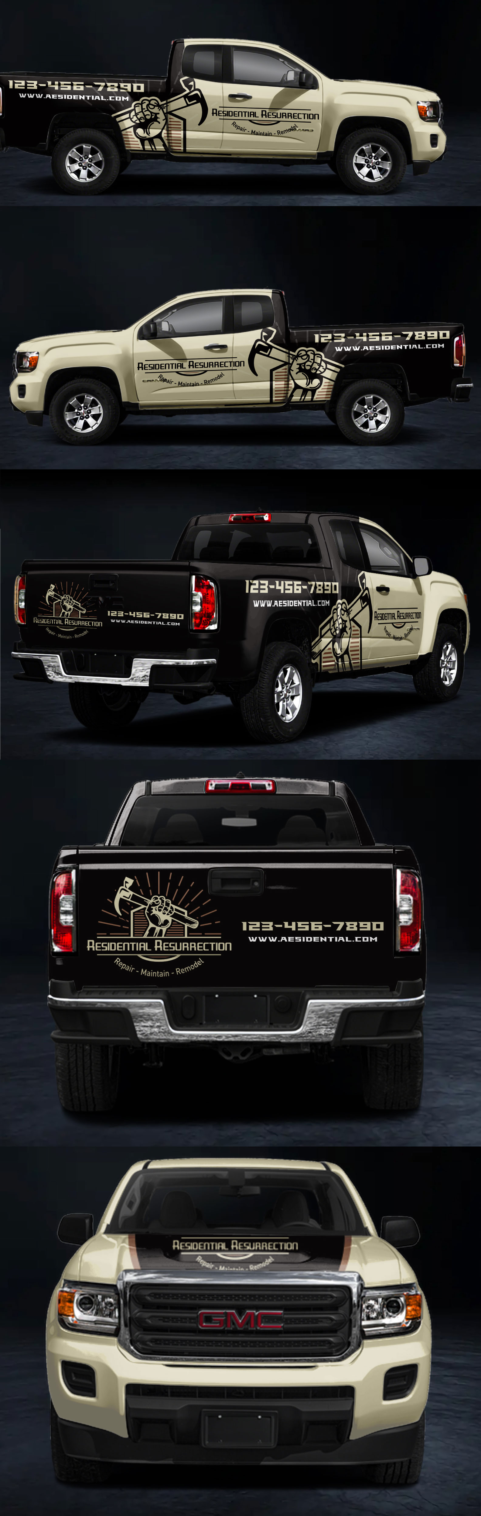 Car Wrap Design by LAXMI DESIGNHUB for Residential Resurrection | Design #32990983