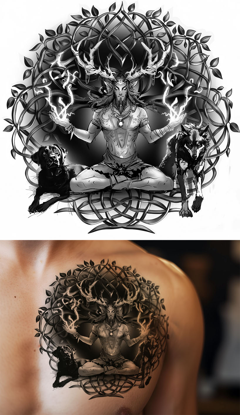 Tattoo Design by JoshuaKahle for this project | Design #33040259